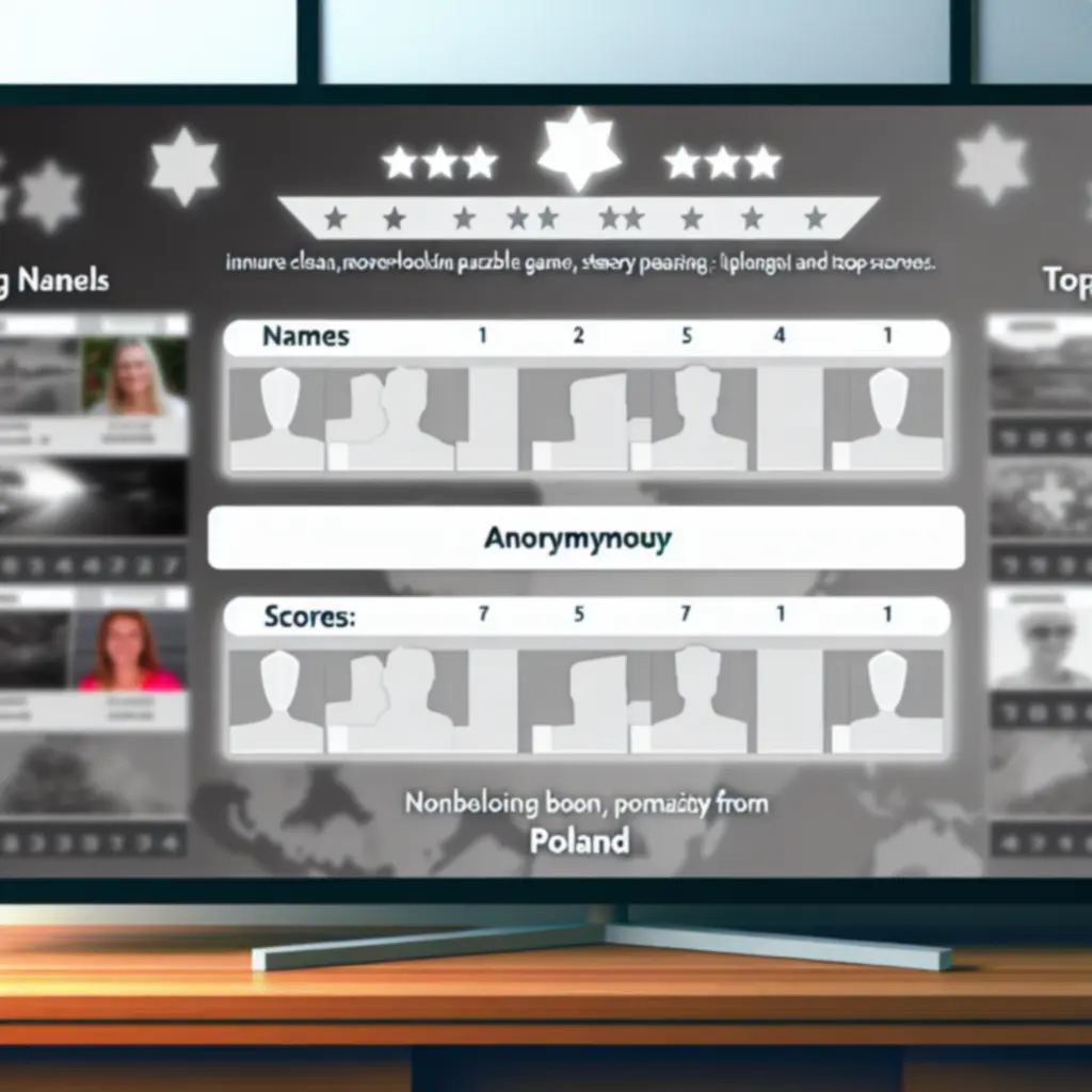 Tablica rankingowa przedstawiająca popularność poziomów Flow Free